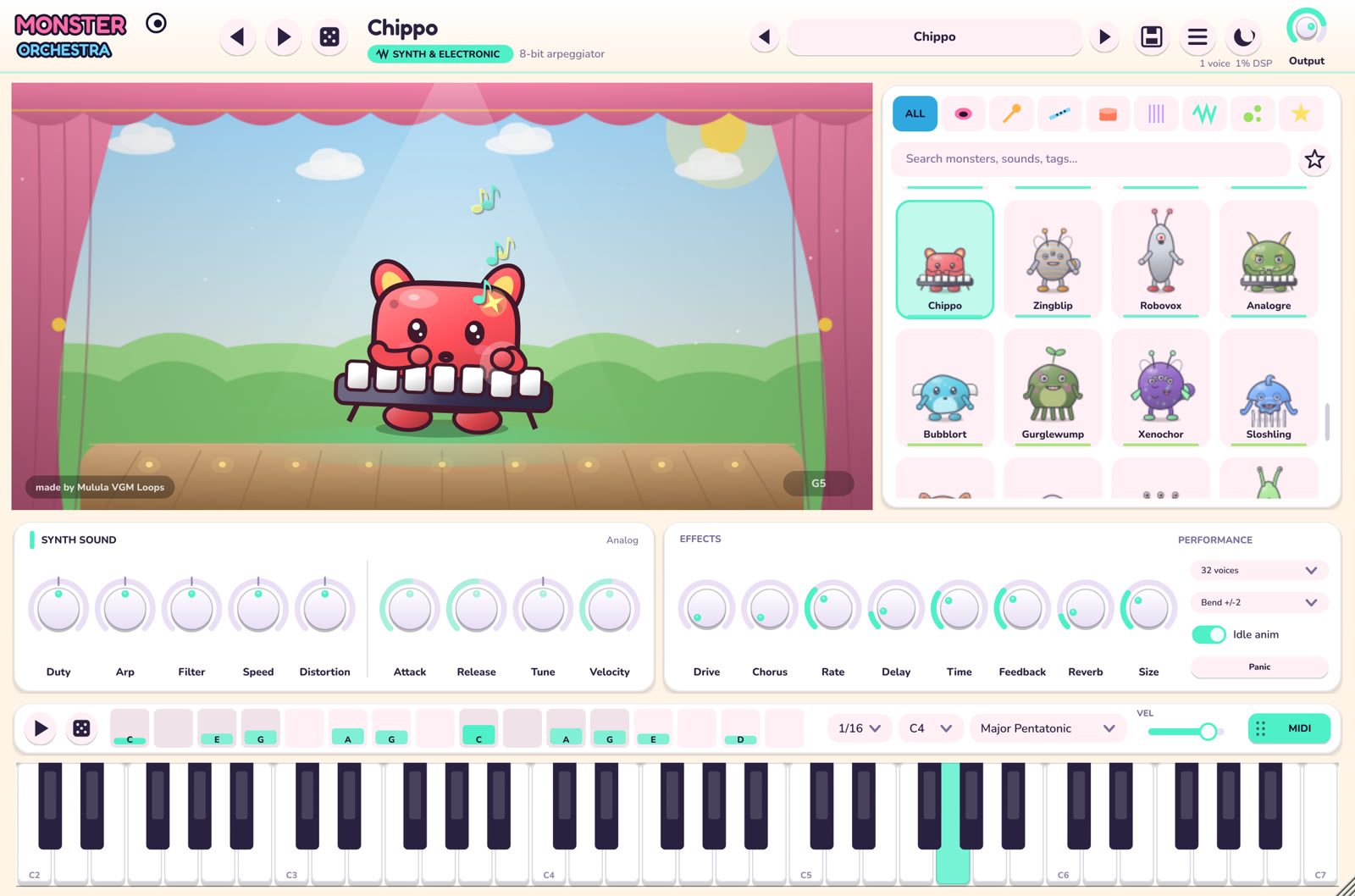Monster Orchestra com o Chippo, tema dia