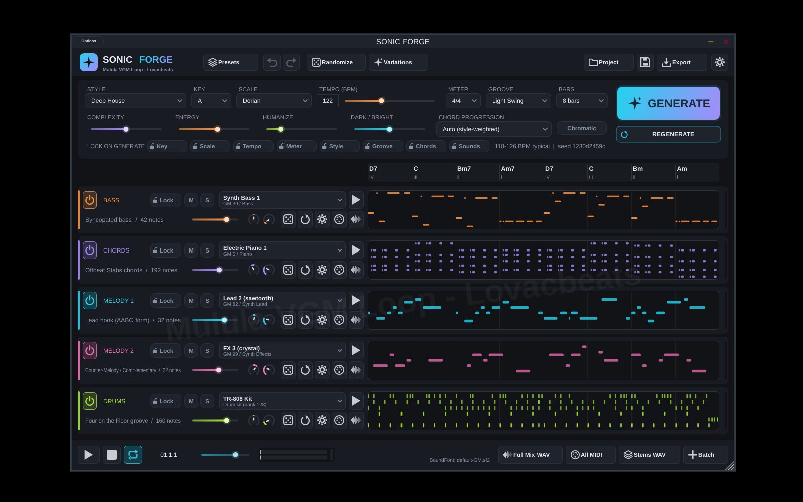 Sonic Forge interface